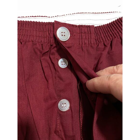 NWT Vintage Double Horse Button Up Asian Embroidered Red Shirt Mens Size Medium - Picture 8 of 12